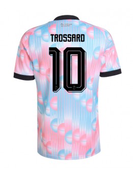 Belgien Leandro Trossard #10 Replika Borta Kläder VM 2026 Kortärmad